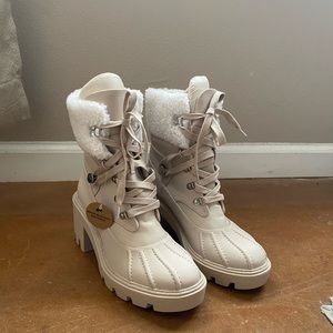 Steve Madden Northern Fur Chunky Lug Sole Boots